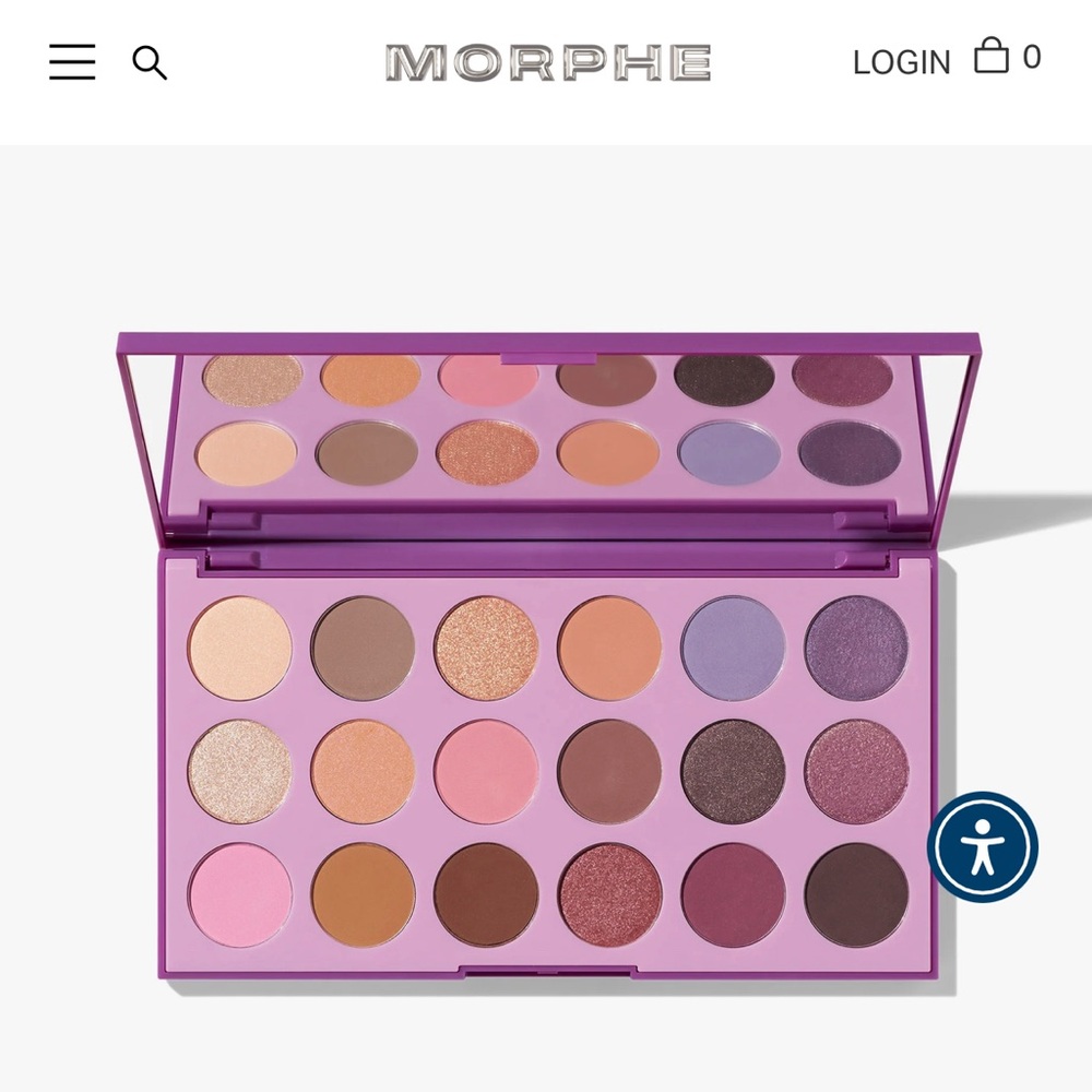 Morphe Talking Flirty Eyeshadow Palette 18f